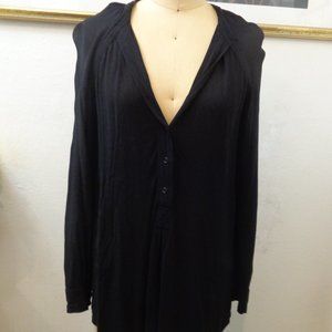 BCBGMaxAzria Black Blouse Top